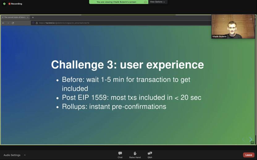 Vitalik Buterin：談談Ethereum目前面臨的挑戰